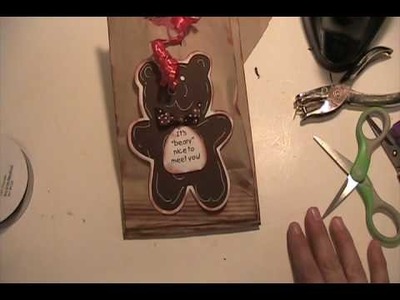 Cricut Crafting Video #25 Beary Nice to Meet You Treat Bags