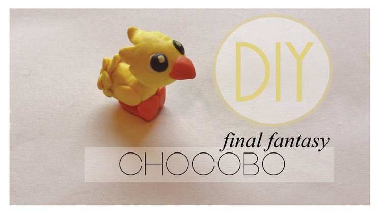 Final Fantasy Chocobo Tutorial [Polymer Clay]