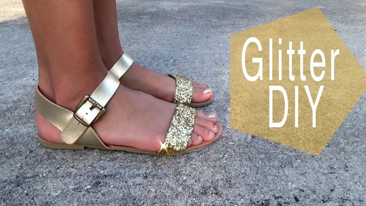 Glitter Shoes DIY