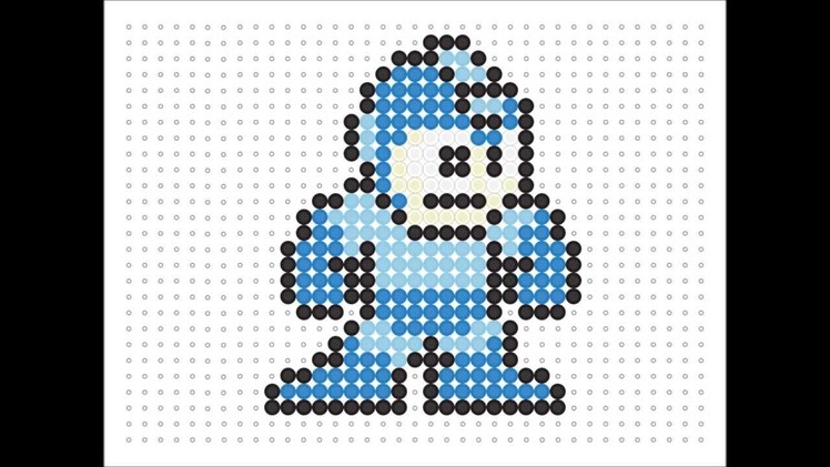 Hama Bead Mega Man (Game Series #8)