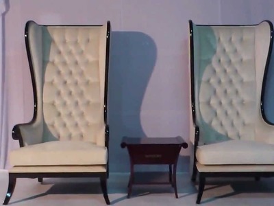 High Back Chair Modern Black Glossy - VIXIDesign.com