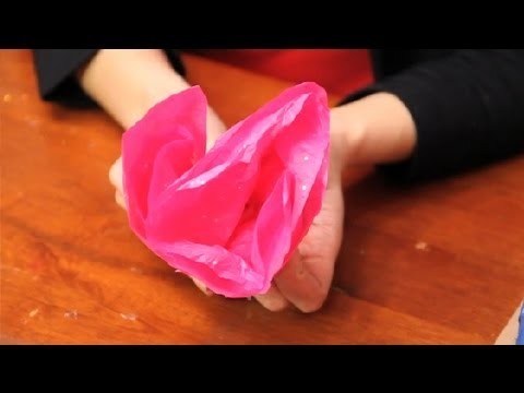 How to Make a Blooming Heart Out of Paper : Valentine's Day Crafts