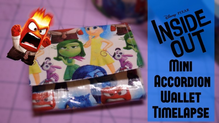 Inside Out Duct Tape  Wallet Timelapse !