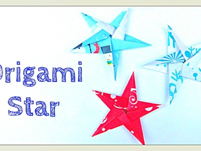 Origami Star - How to Fold a Five-Pointed Origami Star - Star Paper Crafts