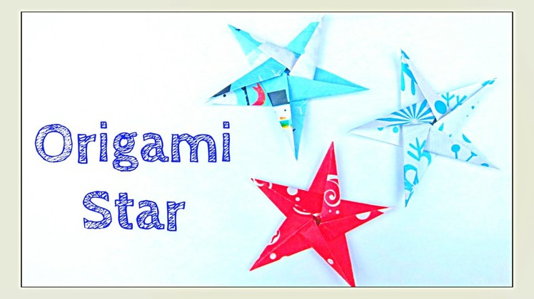 Origami Star - How to Fold a Five-Pointed Origami Star - Star Paper Crafts