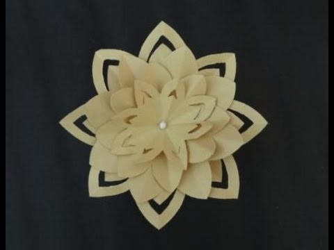 Paper Crafts: How to make a Paper Lotus Flower