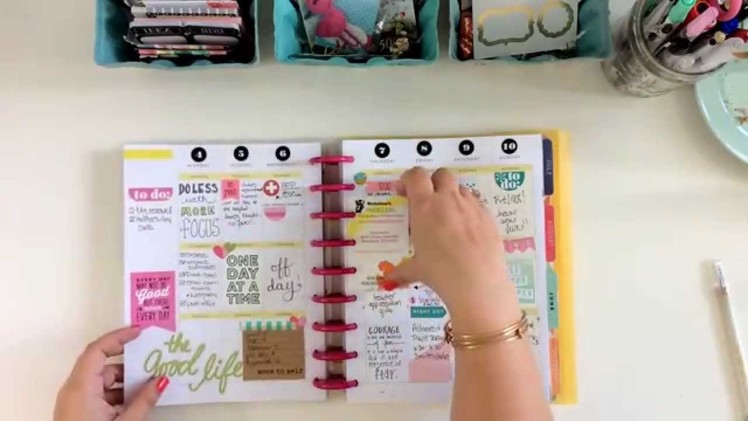 The Happy Planner Review and Flip