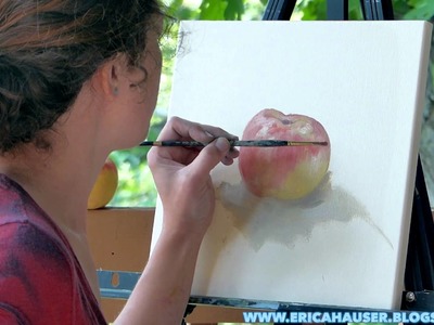 An Apple A Day - Speed Painting by a Professional Artist