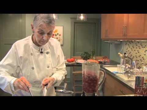 CHERRY SOUP Blender Blooper with Judith Choate, author of A Reader's Cookbook