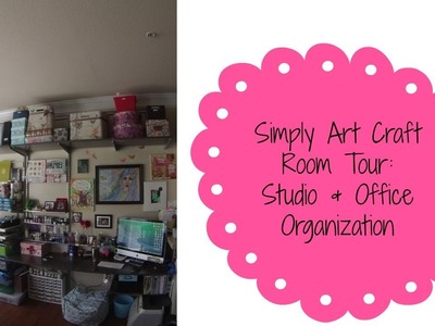 Craft Room Tour: Art Studio & Office elfa Organization 2014