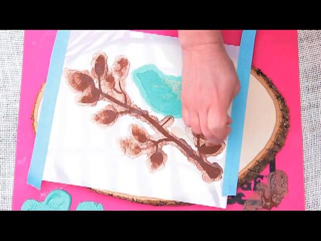 Create This Quick Mod Podge Outdoor Bird Art with Cathie & Steve