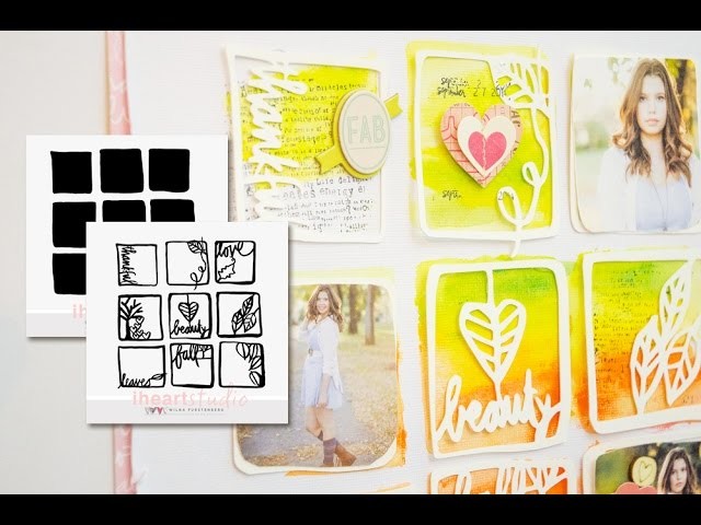 Even the leaves fall for you | A Scrapbook Process video by Wilna Furstenberg