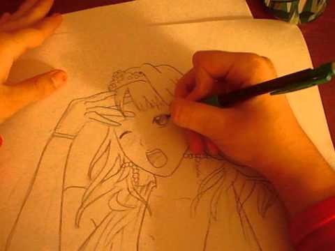 How to Draw Kaluha Shuzen:Rosario+Vampire; By Brianna4001