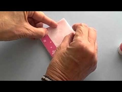 How to fold and glue a star card