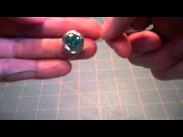 How to make a Robin's  Egg Nest Wire RIng