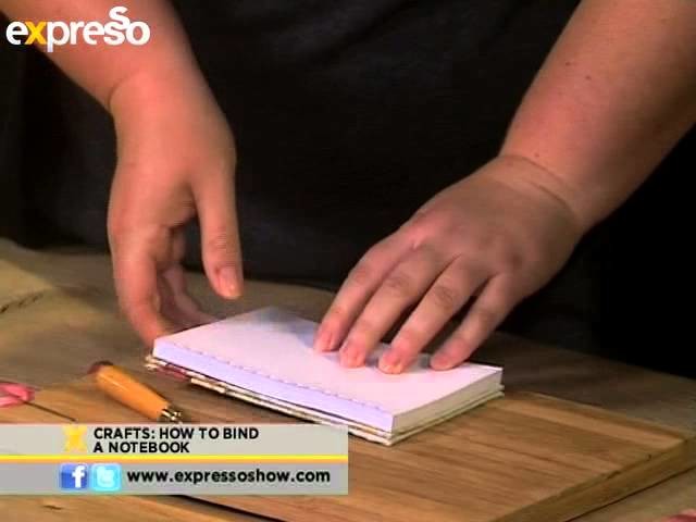 Ideas crafts- How to bind a notebook (2.5.2013)