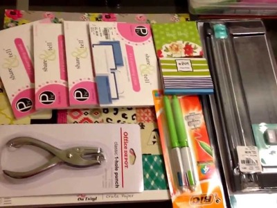 My scrapbook.stationary.planner haul for Franklin Covey planner