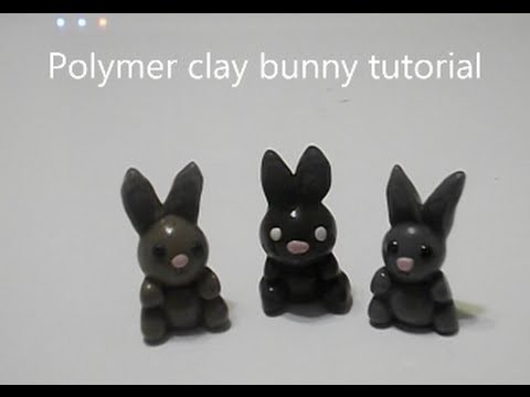 Polymer clay bunny rabbit tutorial