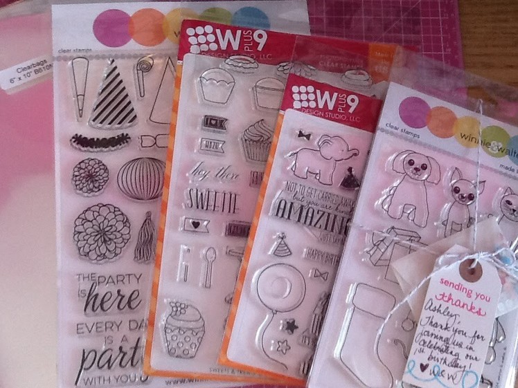 Scrapbooking & Cardmaking Stamp Haul from Winnie & Walter and Simon Says Stamp