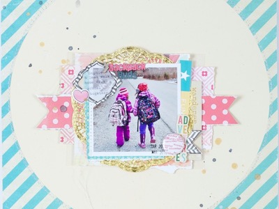 Scrapbooking Process: Backpack Buds