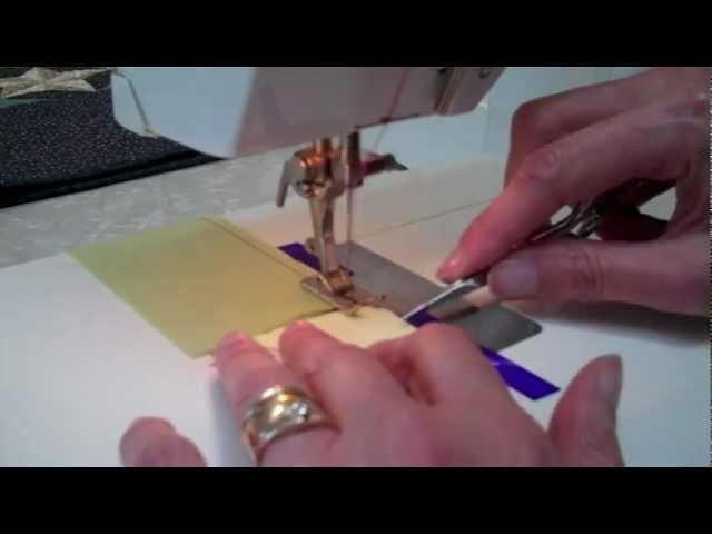 SEWING 1.4" SEAMS -- Sewing (#3 of 7 videos) - LearnHowToQuilt.com BEGINNER BASICS