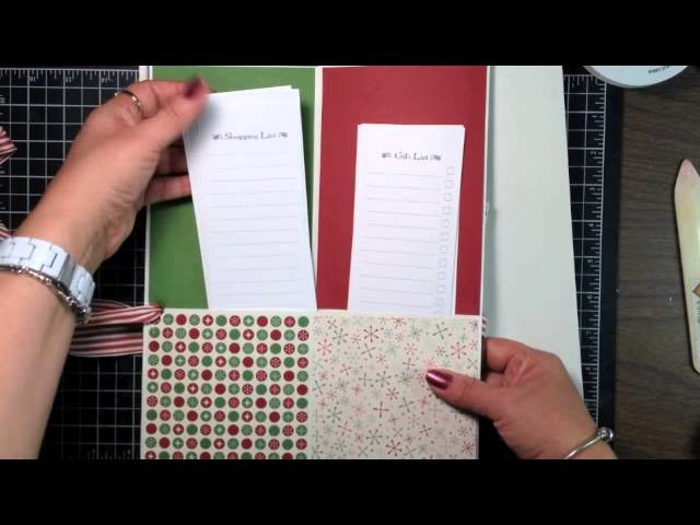 Stampin' Up! Video Tutorial- Holiday Planner Stampin' Up! Style