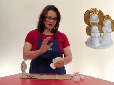 The Clay Teacher Fun Clay Projects - Clay Angel