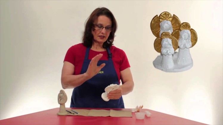 The Clay Teacher Fun Clay Projects - Clay Angel