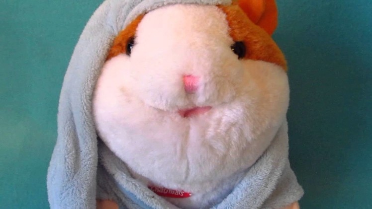 Chatimals Bed Time Hamster Talking Repeat After Me Interactive Toy Stuffed Animal Plush