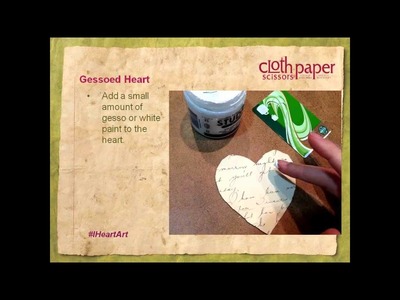 Conversation Heart Collage Make-Along, with Cloth Paper Scissors Magazine