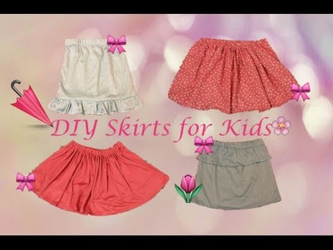DIY Skirt with elastic waistband , Sewing project for Beginners