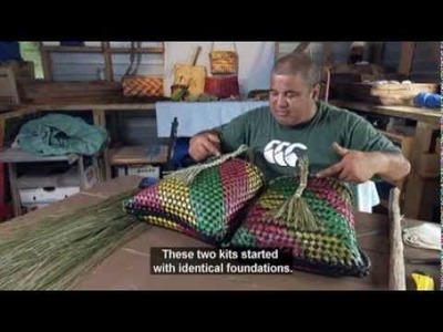 Embedded Captions Christopher Dunn - traditional art of flax weaving Waka Huia