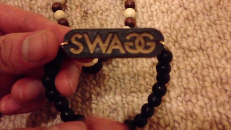 Good Wood Bracelets "SWAGG" and "MONEY BAGS"
