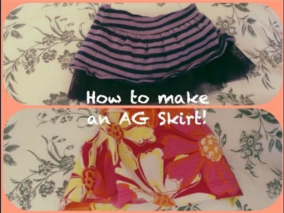 How to make a Skirt for your AG Doll