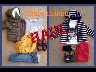Huge Baby Clothing Haul (Baby Gap, H&M, Carter's, Shoes) | SohnBeardenTV