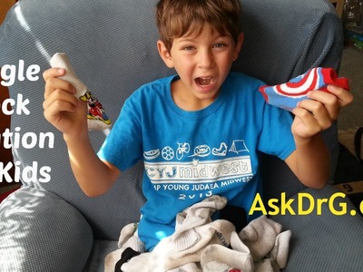 Kids and Socks - Amazing Laundry Parenting Hack!