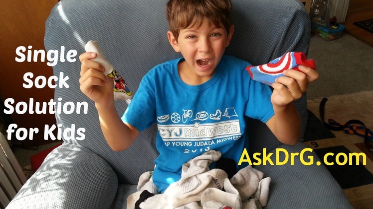Kids and Socks - Amazing Laundry Parenting Hack!