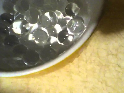 Secret magic trick (gel jelly balls)