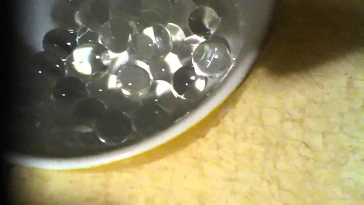 Secret magic trick (gel jelly balls)