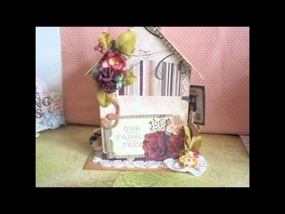 Shabby Cottage Cardboard House Box & Mini Part 1