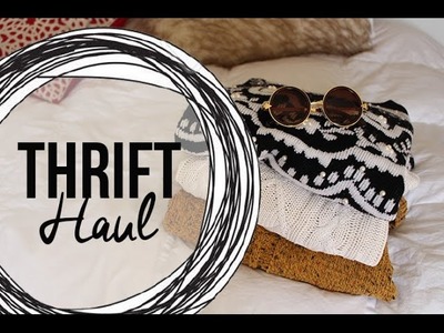 Thrift Haul + Lookbook