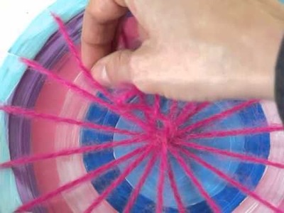 Weaving with Children: Circle Loom Weaving Part 3