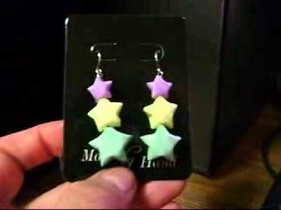 3 Tier Lucky Star Earrings for HowToGirl14