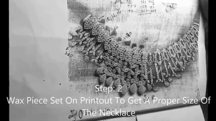 Making of Diamond Necklace in India in 4 steps.