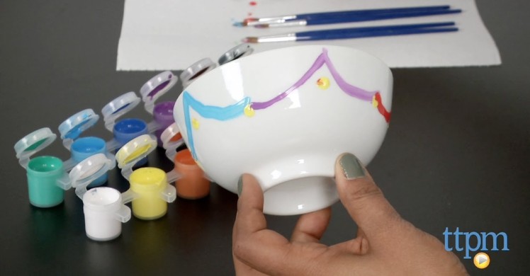 Paint Your Own Porcelain Party Kit from MindWare