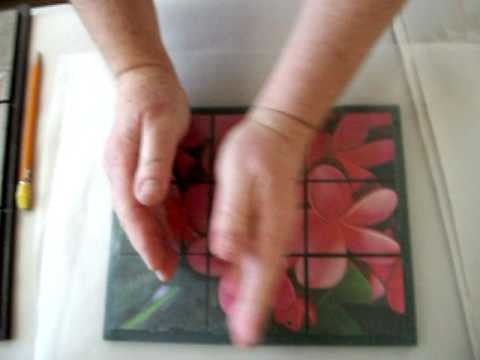 Picture Tiling - Video #11 Gluing your Picture to the Board (cont)