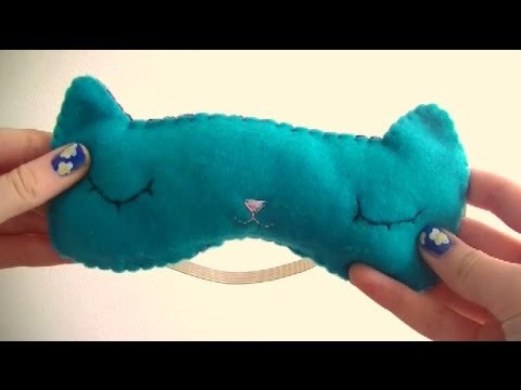 ❤ Cat Eyemask Tutorial! Easy DIY Crafting! ❤