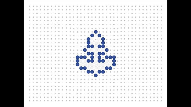 Hama Bead Anchor (Summer Series #13)