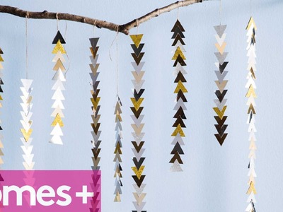 DIY PROJECT: Triangle garlands - homes+