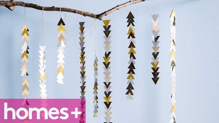 DIY PROJECT: Triangle garlands - homes+